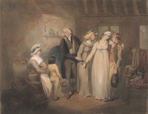 Olivia Returns to Her Family by Francis Wheatley